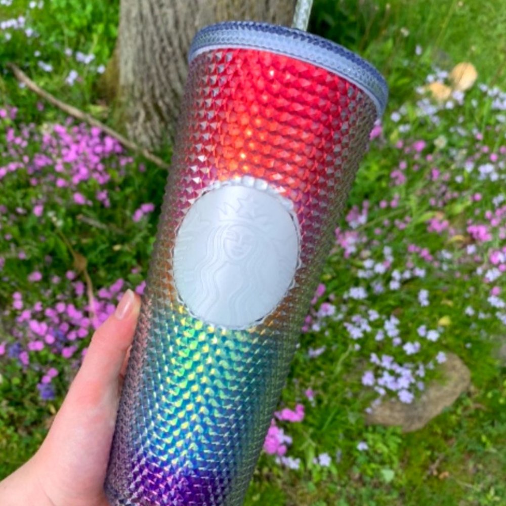 Starbucks Rainbow Stud Summer Pride Tumbler Cup NWT! - Picture 2 of 10